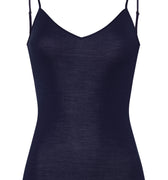 Woolen Silk W Camisole | Night Blue 71415-2624